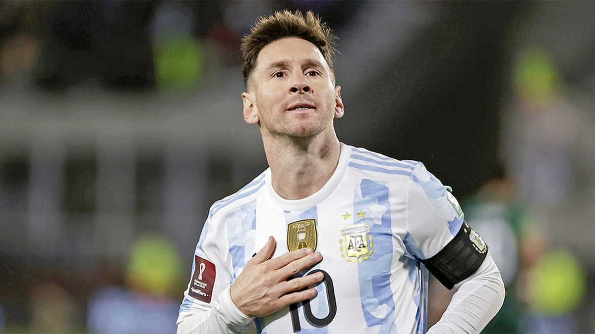 Lionel Messi, el máximo goleador en la historia de selecciones suramericanas. 