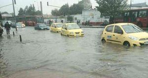 Las fuertes lluvias registradas este jueves causaron inundaciones en diferentes sectores de Bogotá. 