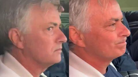 Mourinho, bastante conmovido tras su salida de la Roma.