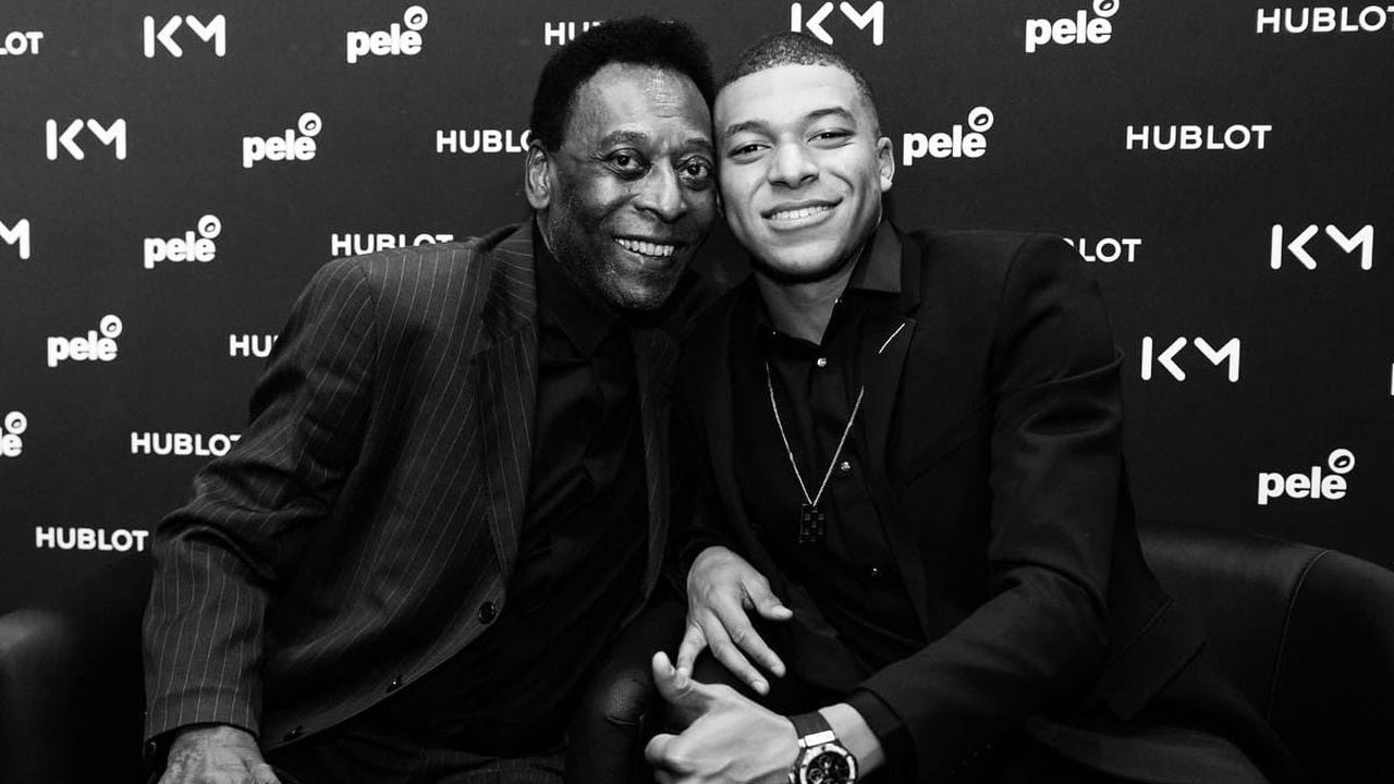Kylian Mbappé rindió homenaje al rey Pelé