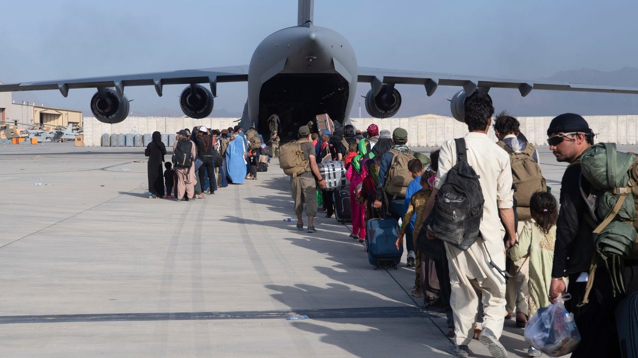Evacuación de civiles en Afganistán