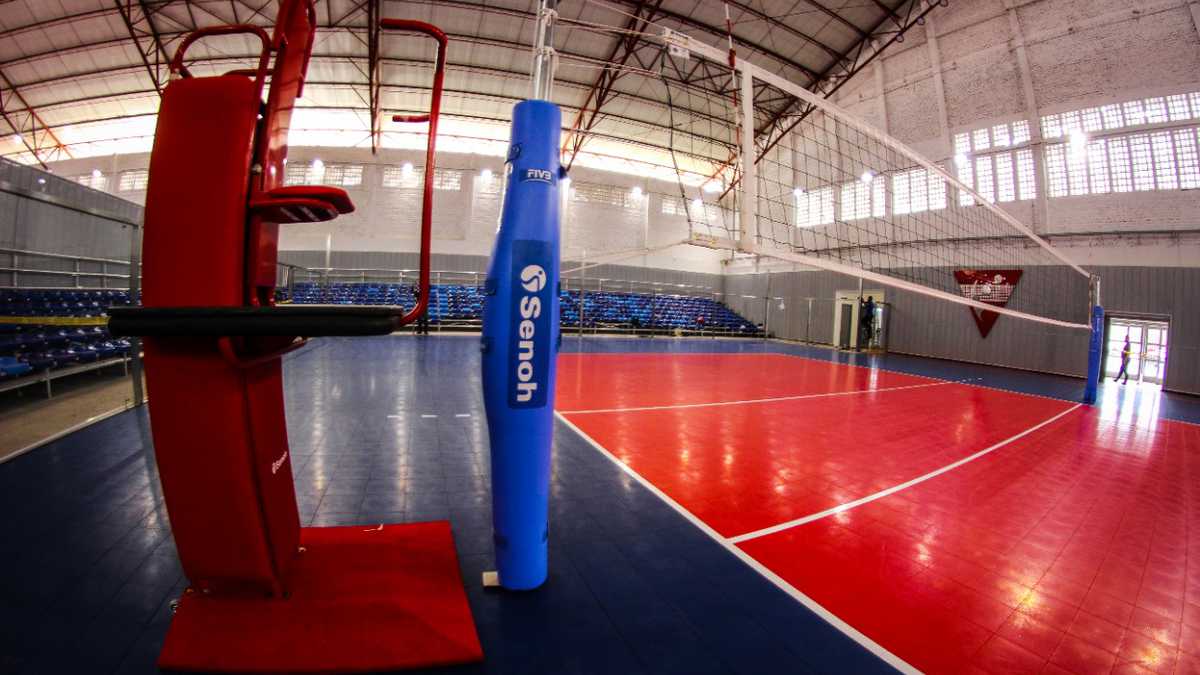 Coliseo de Voleibol Francisco Chois, en el que se realizó una inversión de $212.058.659. Allí se practicará voleibol y calentamiento.