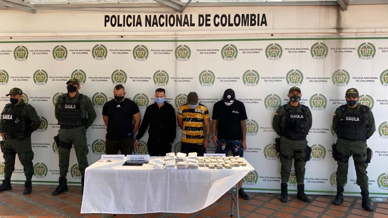 Cuatro supuestos miembros de la banda Cordillera fueron detenidos en Pereira.
