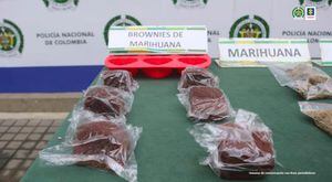 En los allamientos fueron incautados brownies con marihuana y 37 moldes para hacer pasteles.