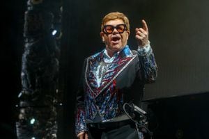 El músico británico Elton John actúa en el Wizink Center de Madrid (Foto de ARCHIVO) Ricardo Rubio / Europa Press