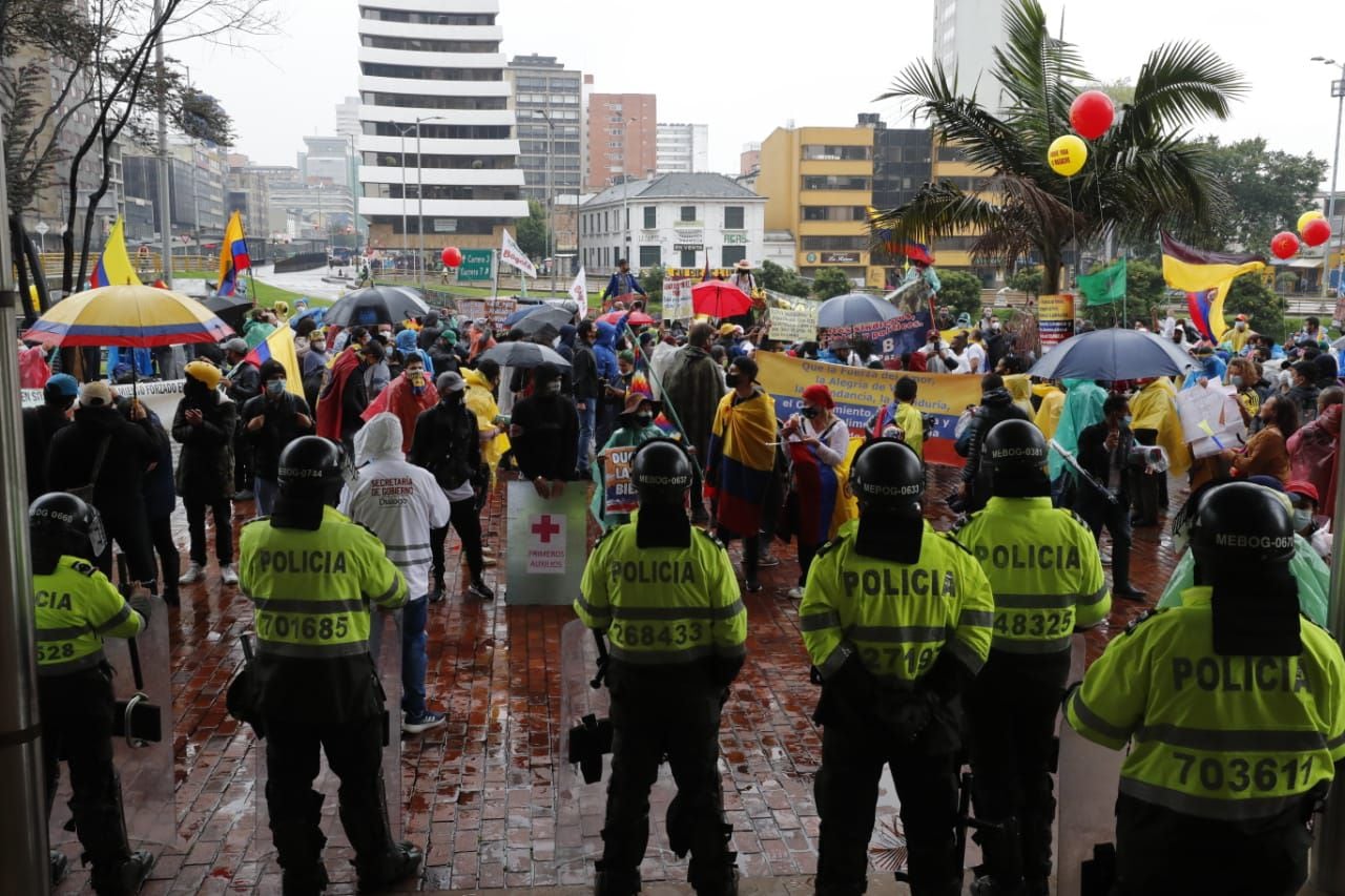 Paro Nacional protestas Hotel Tequendama CIDH