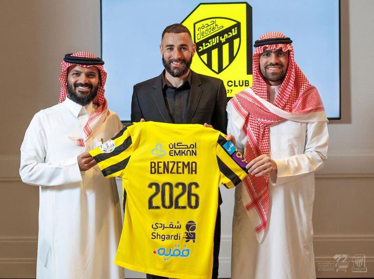 El francés Karim Benzema será una de las estrellas en la Liga de Arabia Saudita.