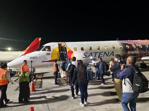 Primer vuelo de Bogotá - Valencia de Satena