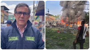 General (r) Jorge Luis Vargas condenó el ataque terrorista a estación de Policía en Timba, Cauca.