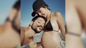 Camilo y Evaluna anunciaron que estaban a la espera de su primer hijo en octubre.