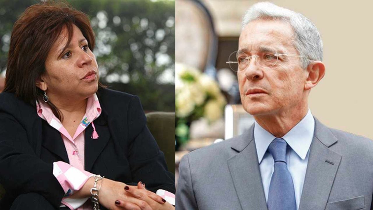 María del Pilar Hurtado y el expresidente Álvaro Uribe