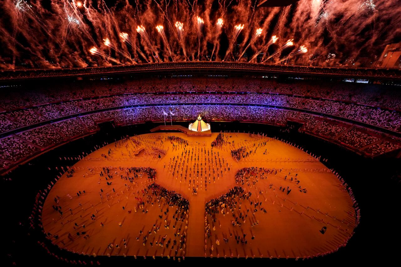 Así fue el final de la ceremonia inaugural de los Juegos Olímpicos de Tokio 2020.