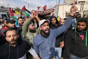 Palestinos han rechazado lasmedidas punitivas contra el pueblo, los líderes y la sociedad civil de ese país. Foto: AFP.