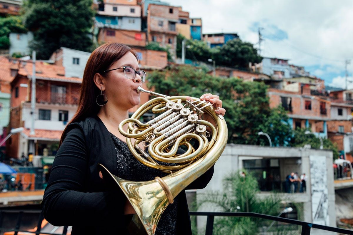 El concierto de los primeros días de julio de 2021 se titula Fanfarria. Imagen cortesía de la Orquesta Filarmónica de Medellín.