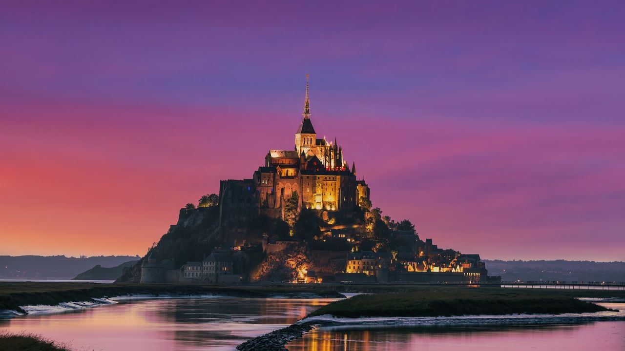 Mont Saint-Michel, Normandy, France.