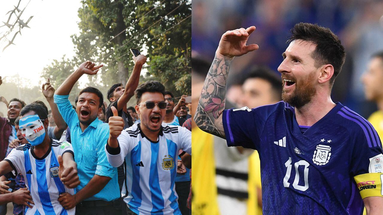 Messi, Argentina. Qatar 2022. Foto: REUTERS/Mohammad Ponir Hossain//REUTERS/Jennifer Lorenzini