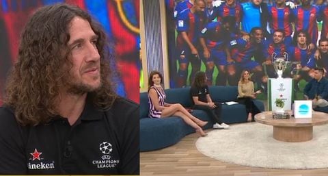 Carles Puyol fue entrevistado en 'Día a día'