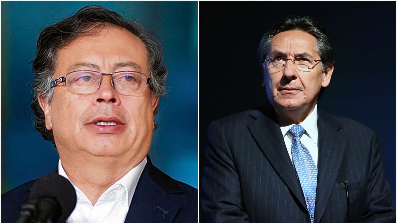 Presidente Gustavo Petro y Néstor Humberto Martínez