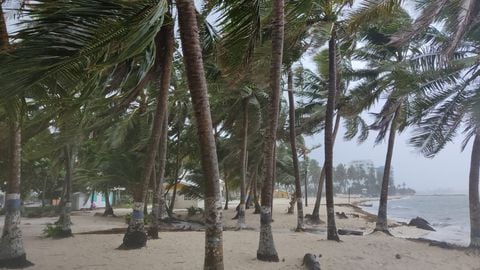 San Andrés, en medio de la tormenta Julia