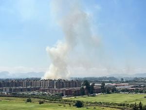 Usuarios reportan un nuevo incendio en la localidad de Fontibón, occidente de Bogotá