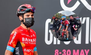 El español llegó en la novena posición en la etapa 20 del Giro de Italia.