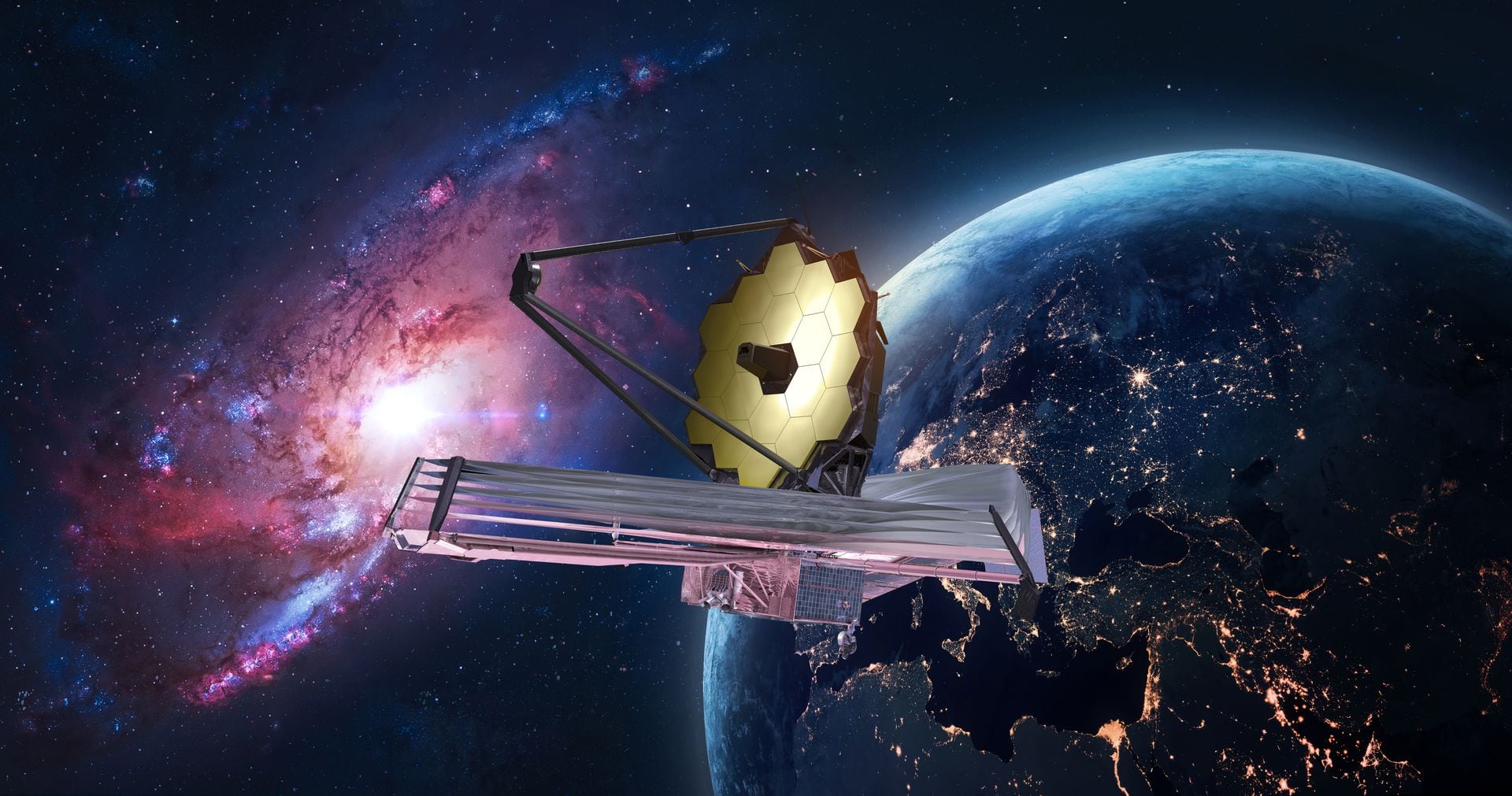 El telescopio James Webb capto un remolino cósmico