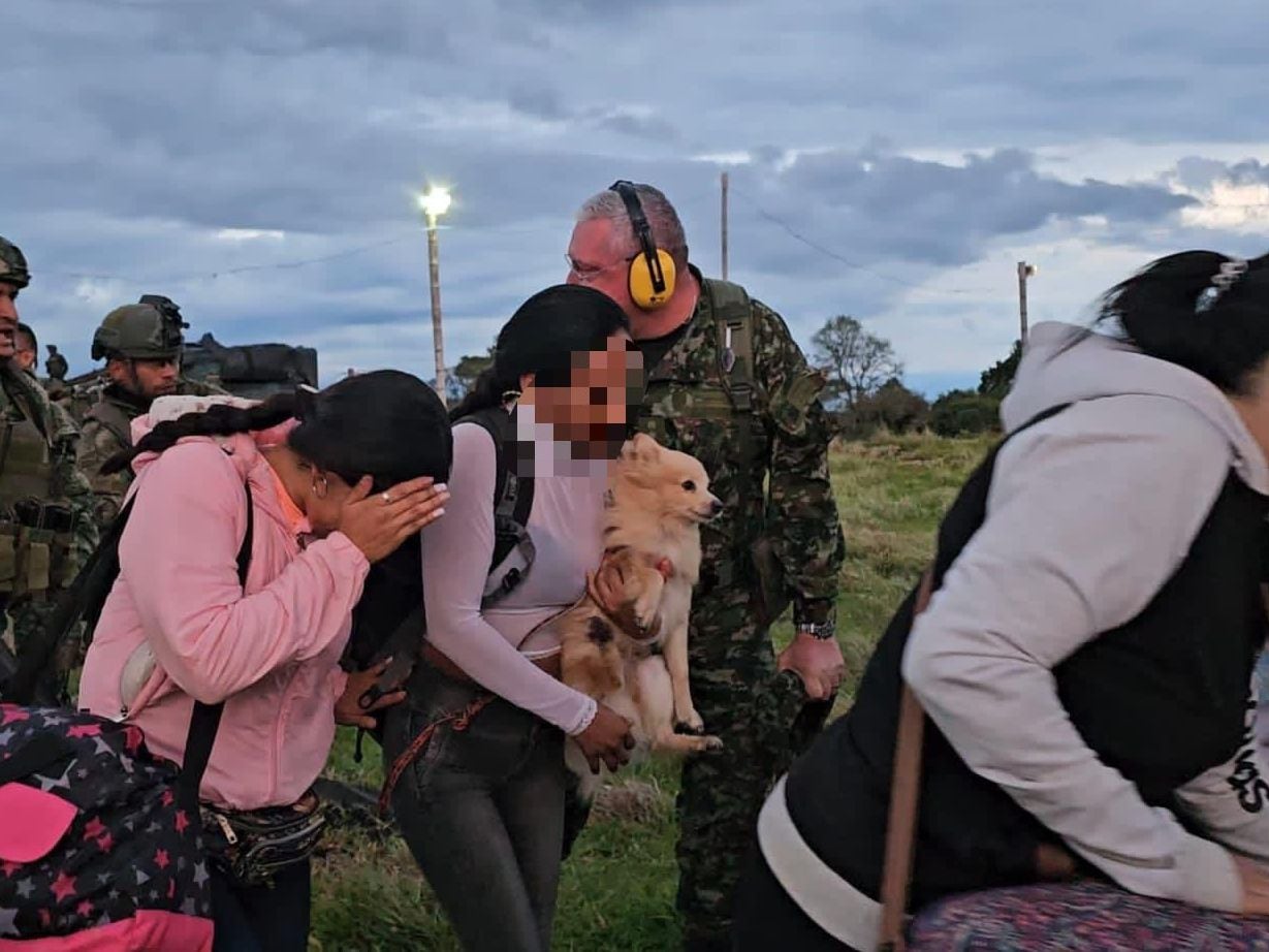Liberación soldados secuestrados en El Plateado, Cauca