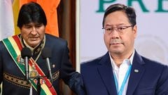 Evo Morales y Luis Arce.