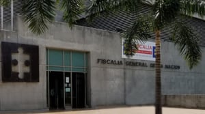 Búnker de la Fiscalía en Medellín.
