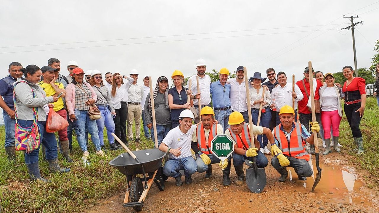 Obras de Fondo Colombia en Paz en el Caquetá.