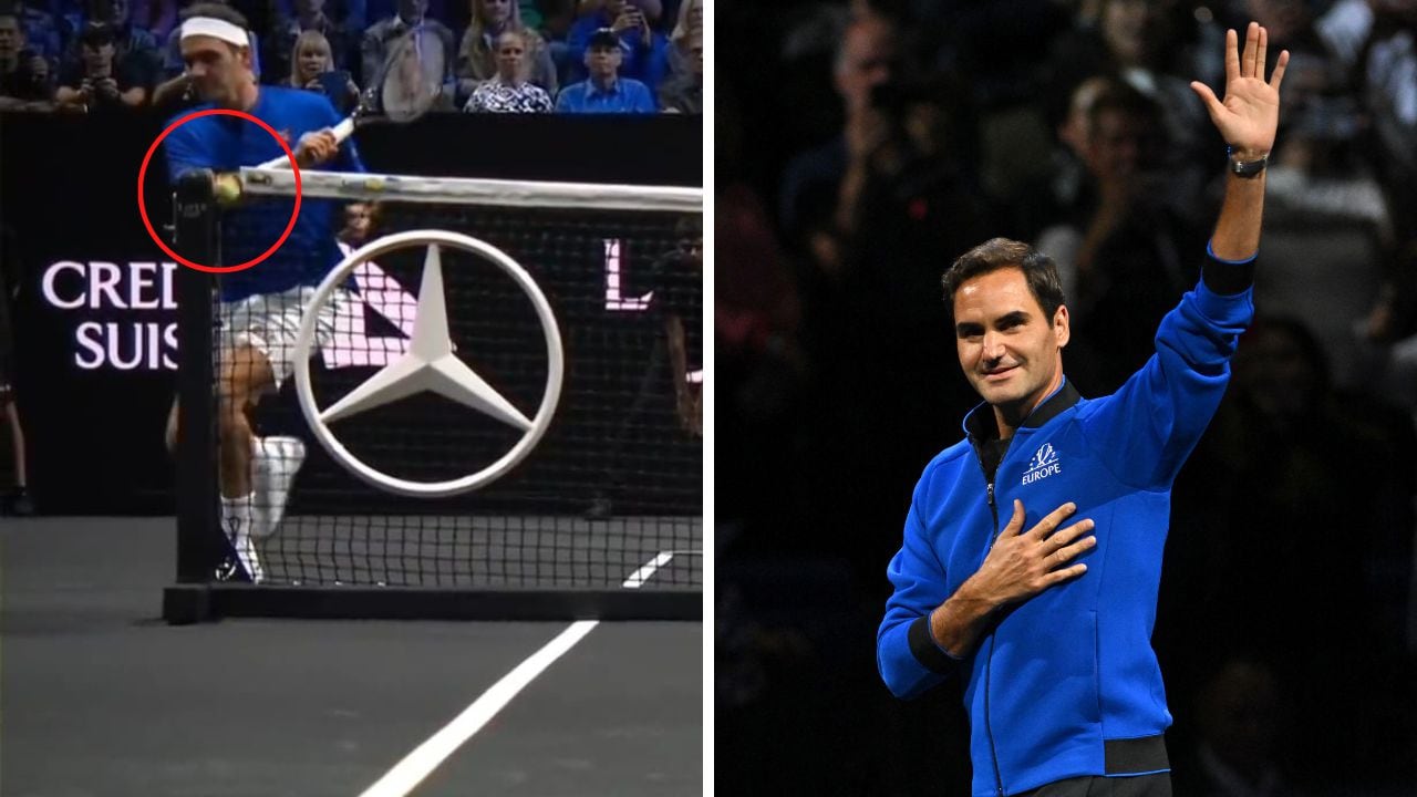 Roger Federer por primera vez jugó con Rafael Nadal en dobles.