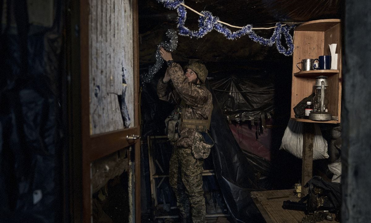 No fue una feliz navidad: la guerra en Ucrania se ha extendido por más de 10 meses.