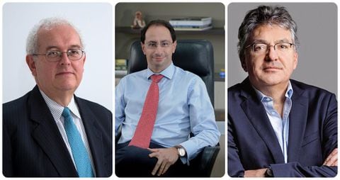 José Antonio Ocampo, José Manuel Restrepo y Mauricio Cárdenas, exministros de Hacienda