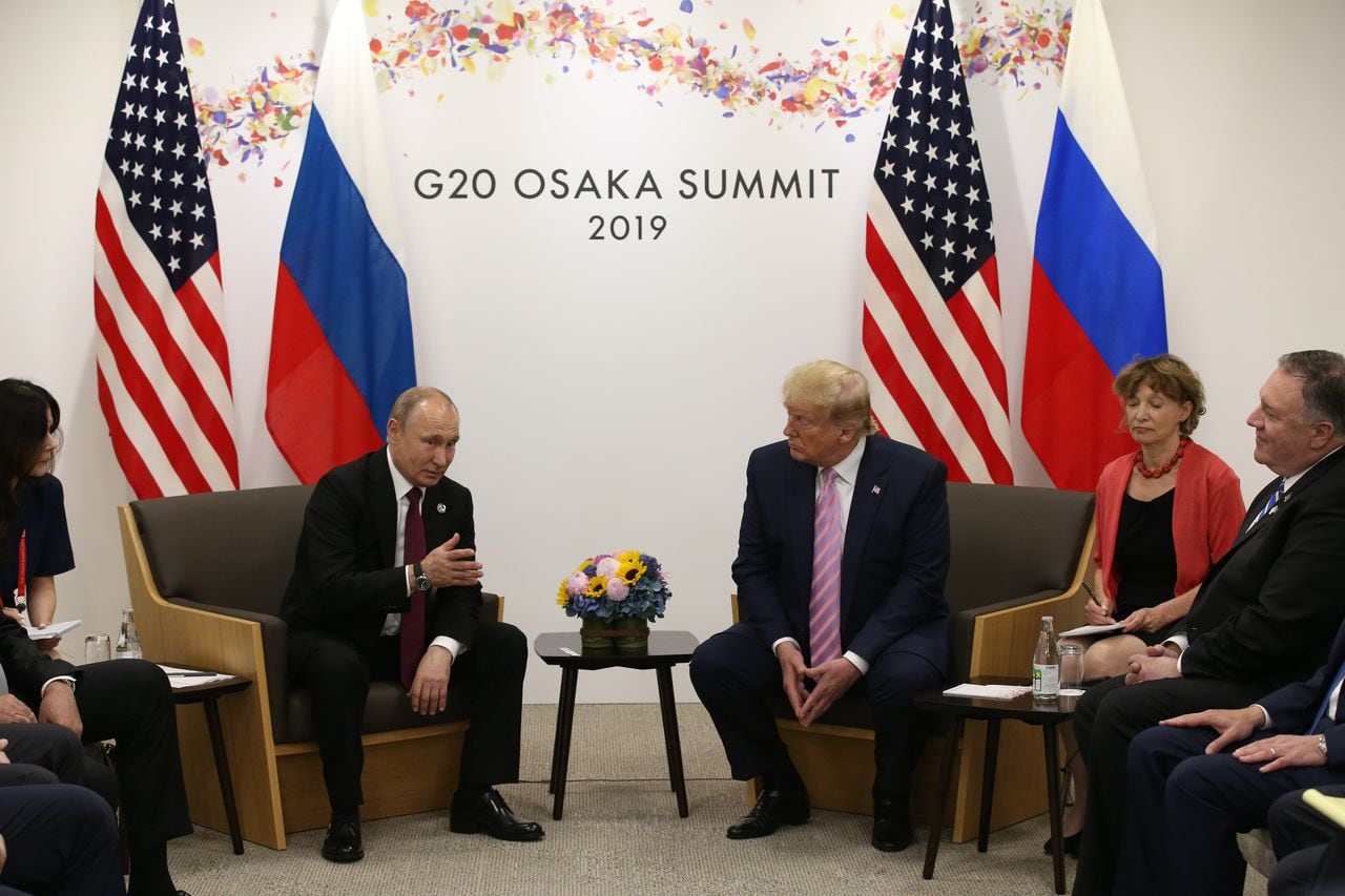 Vladimir Putin - Reunión de Donald Trump en Osaka