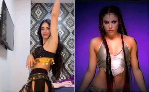 Jessica Cediel imitó el baile de Shakira de su canción 'Ojos Así', pero muchos la criticaron por querer imitar a la barranquillera.