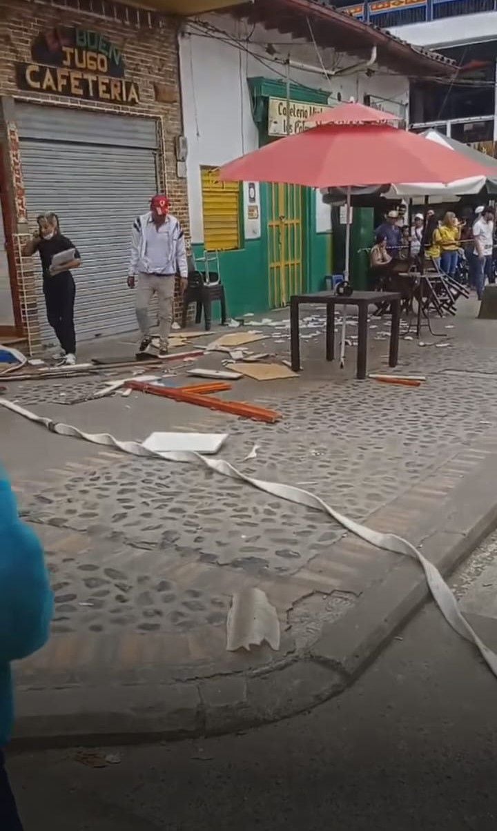 Explosión en Urrao, Antioquia.