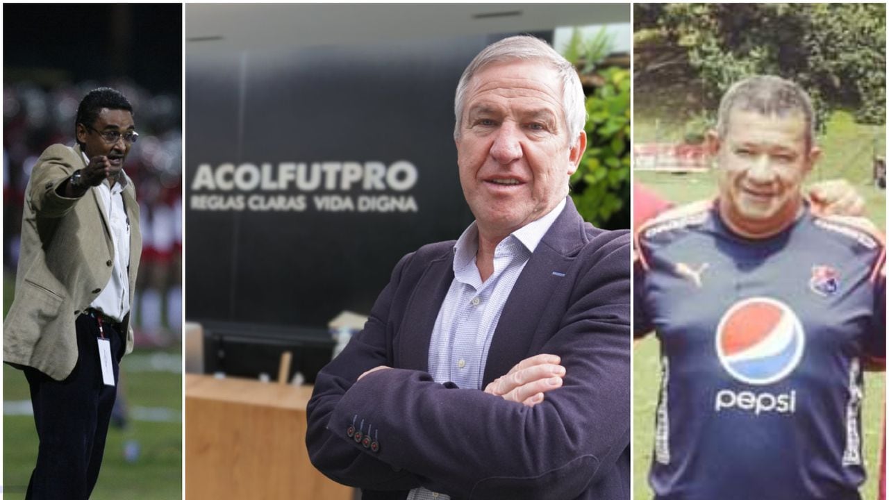 Víctor Luna, extécnico del Medellín, Carlos González Puche de Acolfutpro y William Villa, expreprador físico han sido los representantes de la lucha por las pensiones en el fútbol colombiano