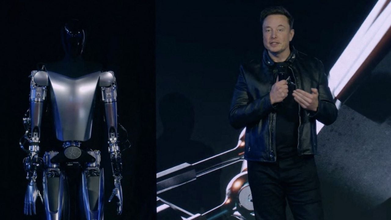 Elon Musk presenta el robot humanoide que creo con su empresa Tesla