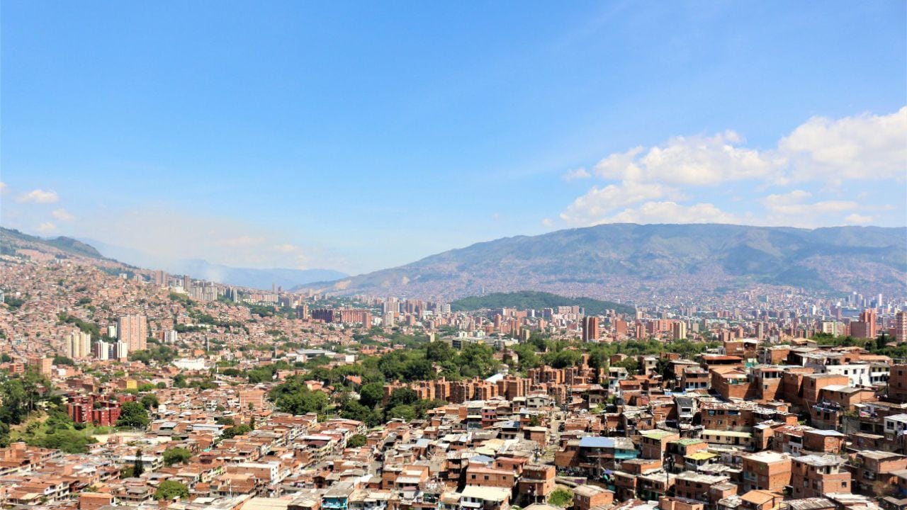 Panorámica de Medellín.