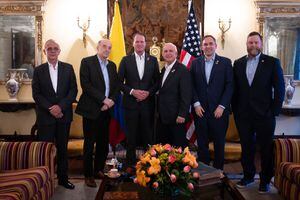 Canciller Álvaro Leyva y ministro de Defensa Iván Velásquez conversaron con congresistas de EE. UU.