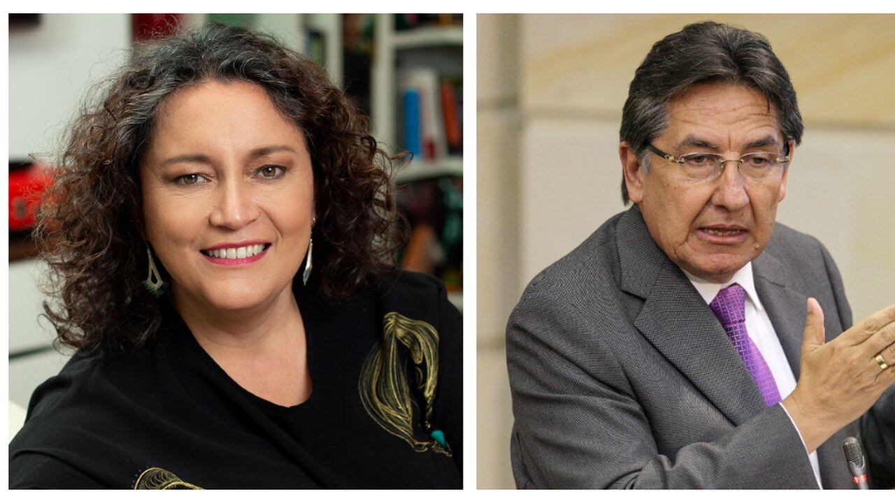 Angélica Lozano y Néstor Humberto Martínez