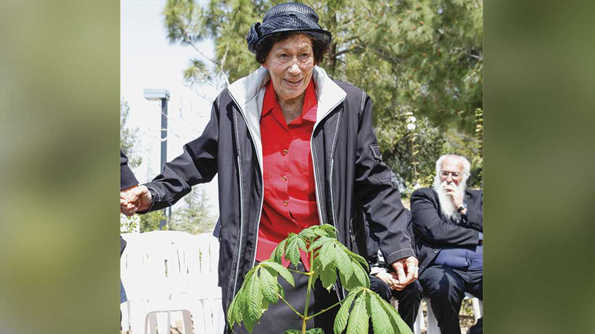 Hannah Elisabeth Goslar, alemana sobreviviente el genocidio nazi, en Jerusalén (Israel)