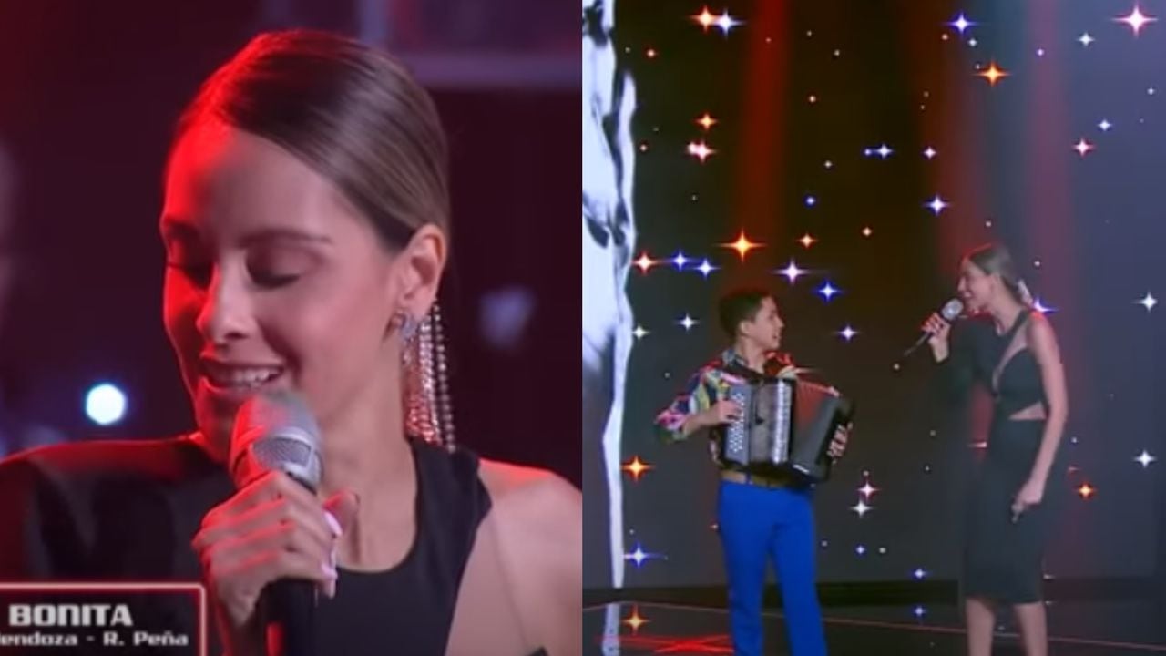 Laura Acuña cantó 'Mi niña bonita' en 'La Voz Kids'.