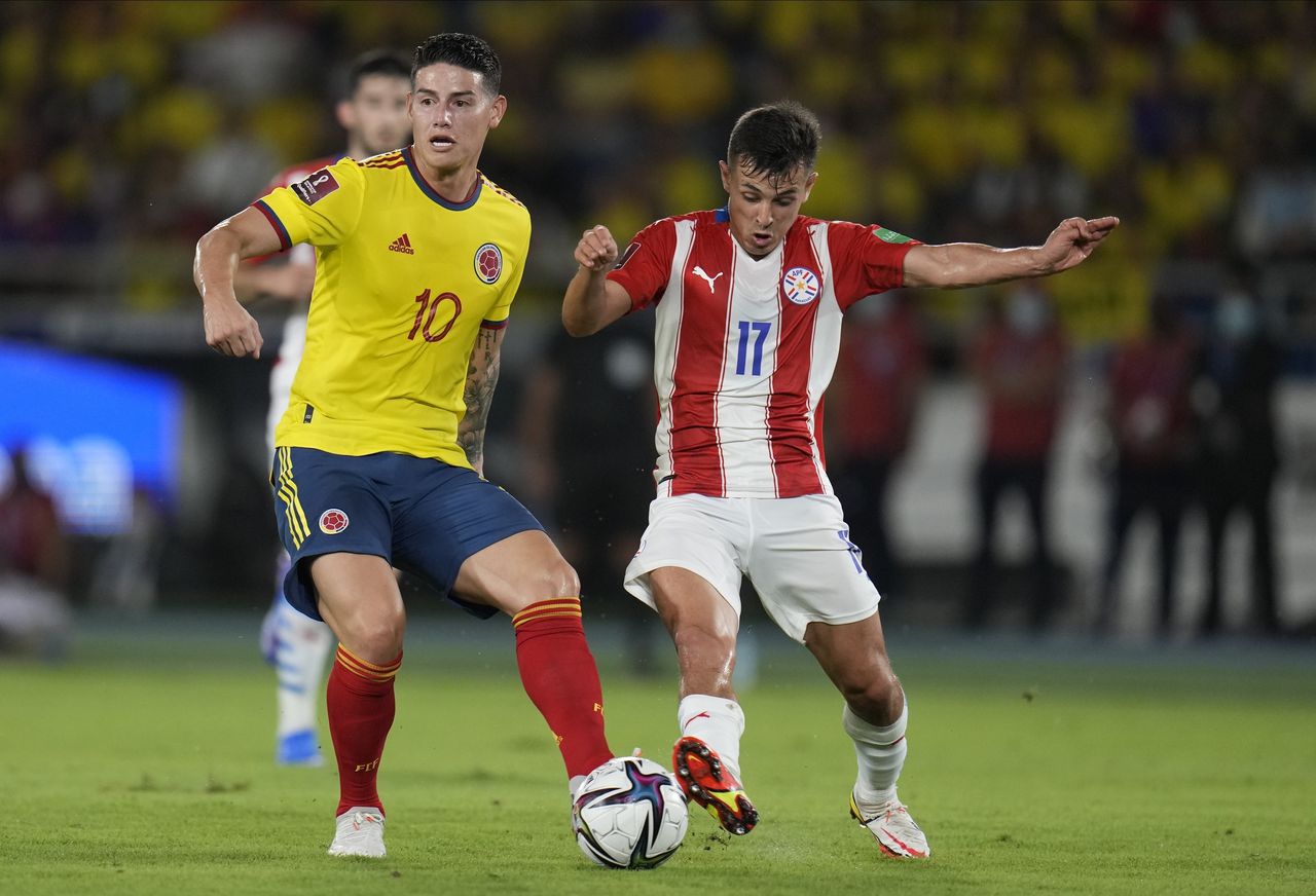 Colombia iguala con Paraguay por la fecha 14 rumbo a Catar 2022