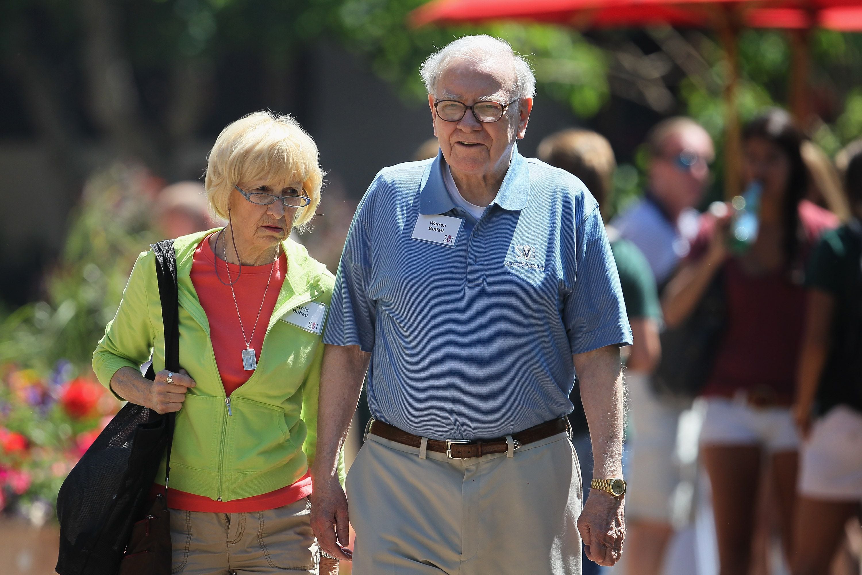 Astrid Buffett, esposa del multimillonario Warren Buffet.