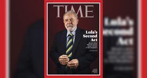 Luiz Inácio Lula da Silva en la entrevista que concedió a la revista Time, el 4 de mayo de 2022