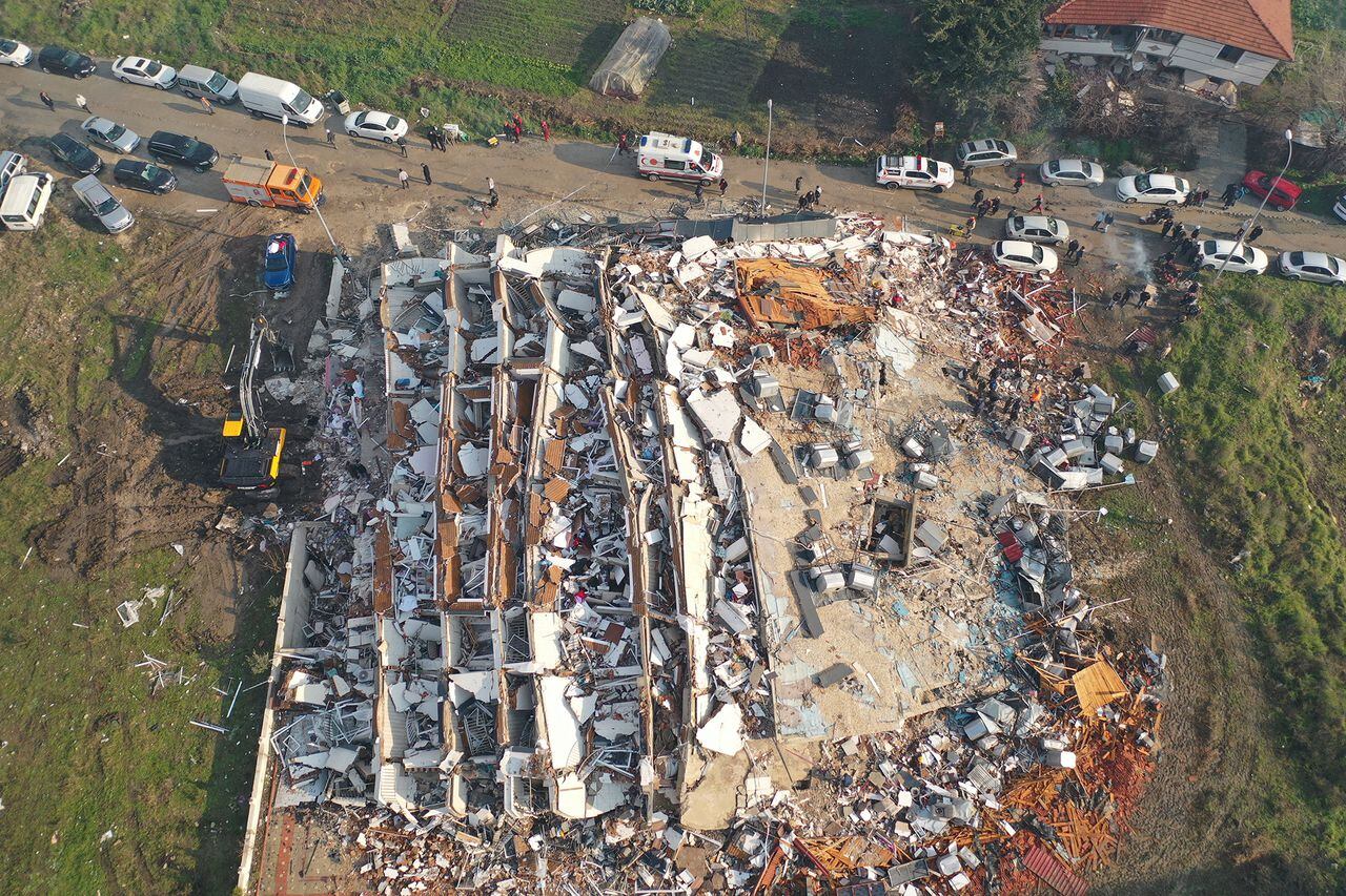 En imágenes : Vistas aéreas de las secuelas del terremoto