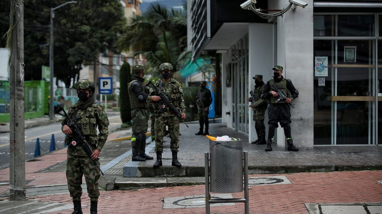 Paro nacional Militares en Bogotá