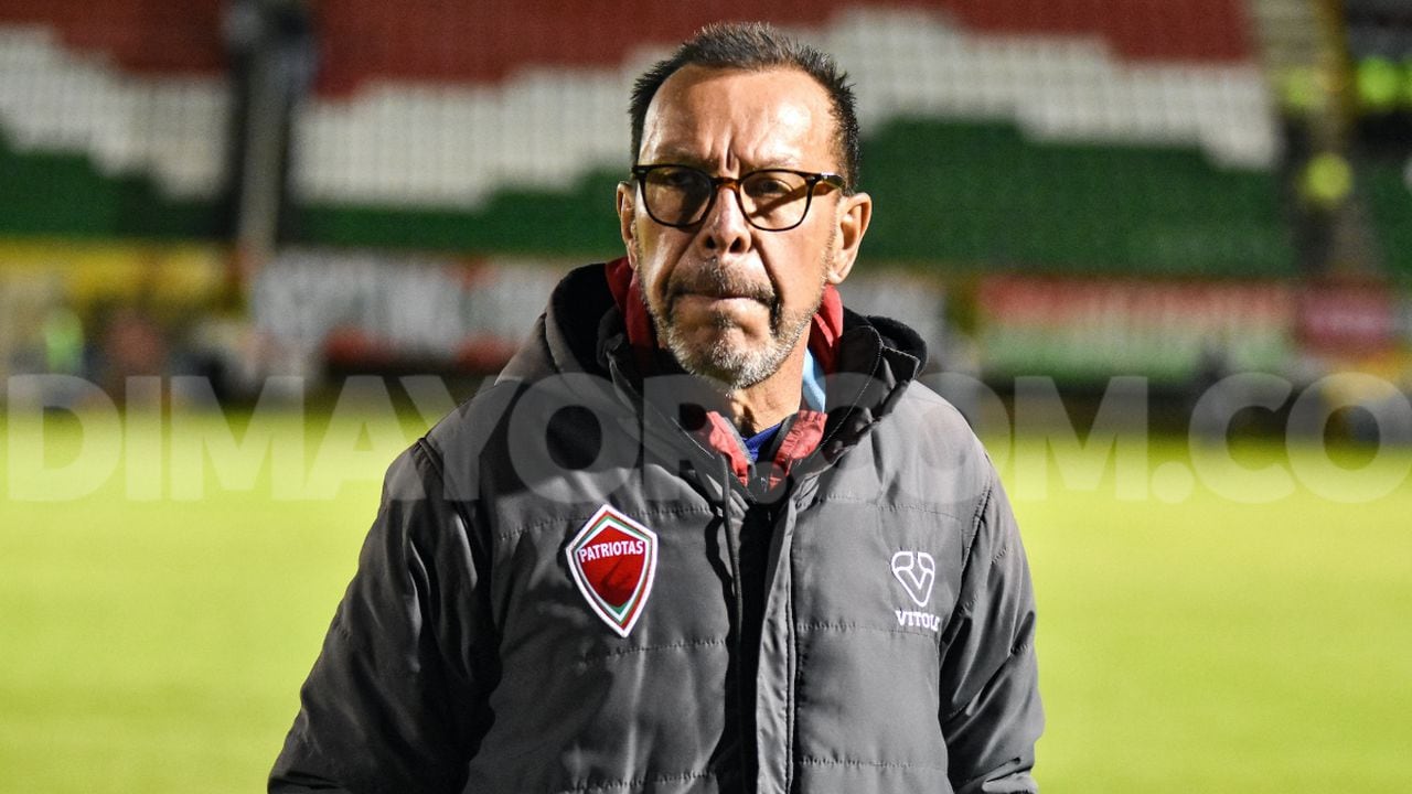José Cheche Hernández, técnico Patriotas.  Foto: Dimayor