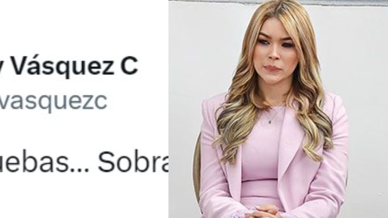 Day Vásquez ha utilizado la red social X para lanzar dardos a Nicolás Petro y para mandar mensajes sobre lo que ella sabe.